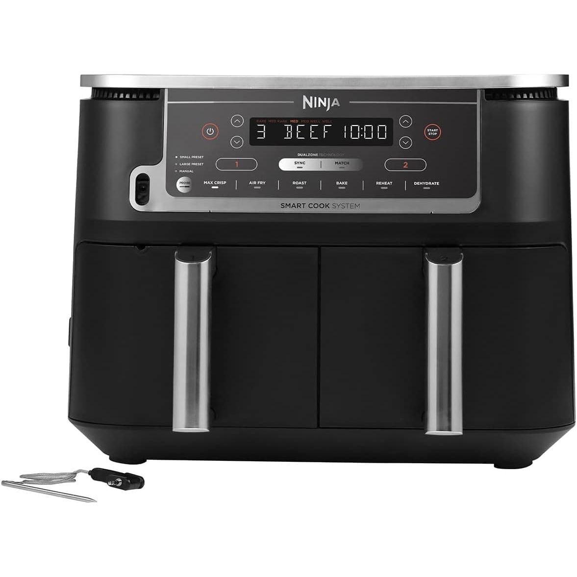 Buy Ninja,Ninja Foodi MAX Dual Zone Air Fryer Smart Cook System, 9.5L - Black - Gadcet UK | UK | London | Scotland | Wales| Near Me | Cheap | Pay In 3 | AIR FRYER / GRILL